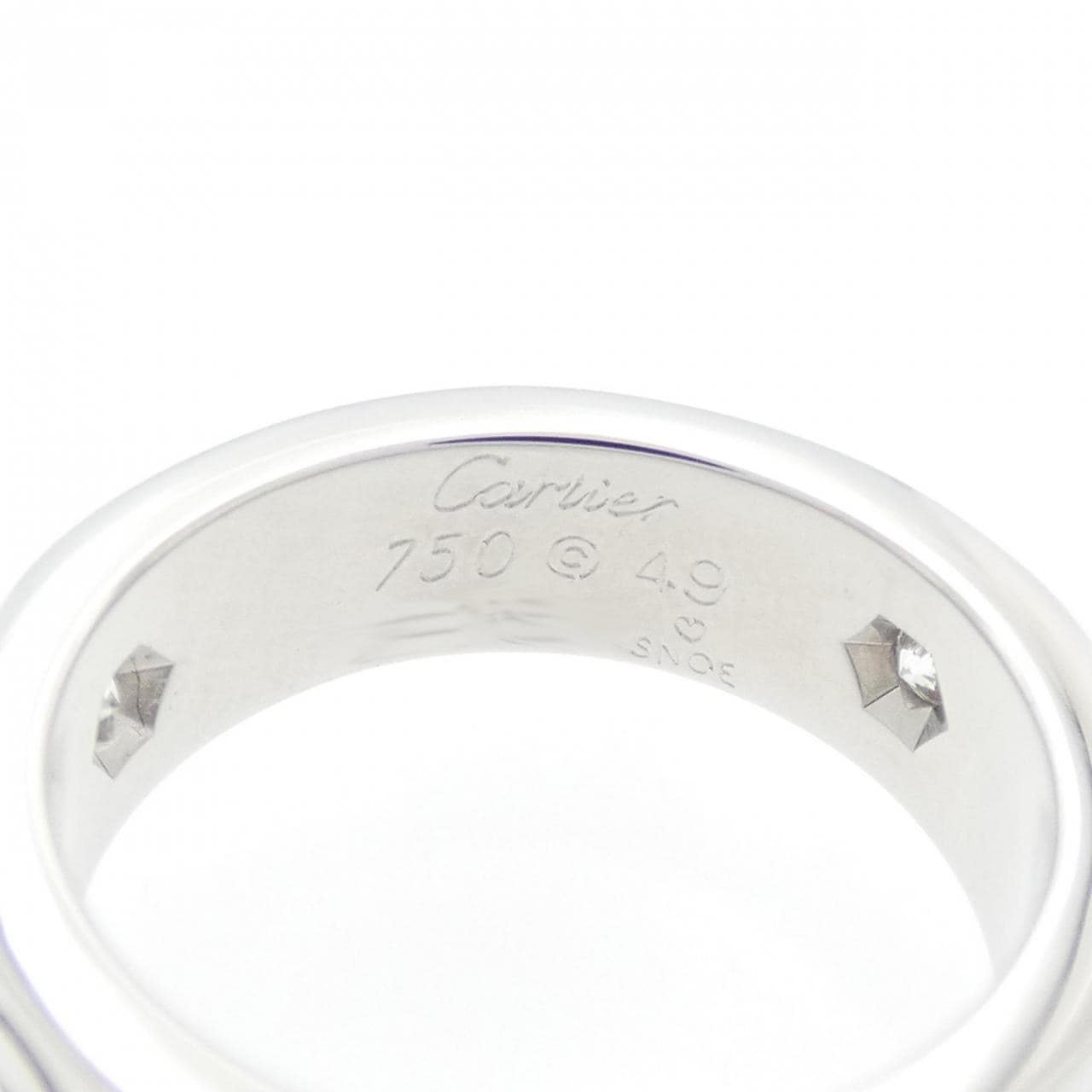 CARTIER LOVE half 鑽石指