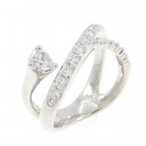 PT900 ハート ダイヤモンド リング 0.47CT