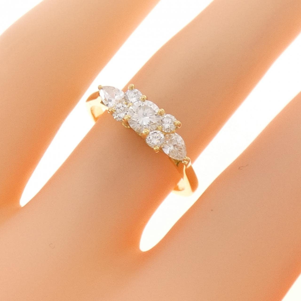 ティファニー セブンストーン リング