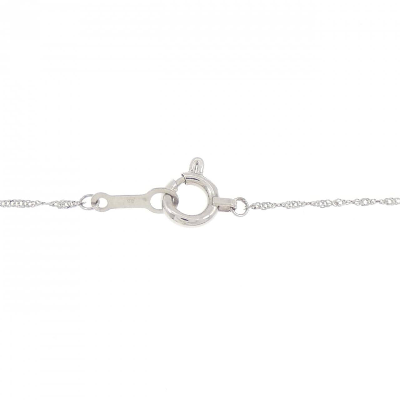 PT1000/PT850 ソリティア ダイヤモンド ネックレス 0.5CT