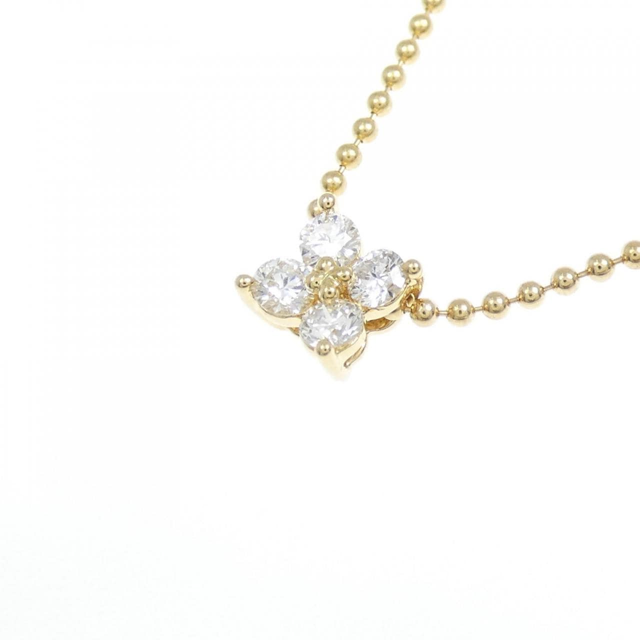 Tasaki flower Diamond necklace 0.24CT