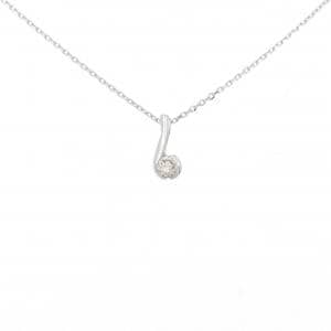 PT900/K18WG ダイヤモンド ネックレス 0.15CT
