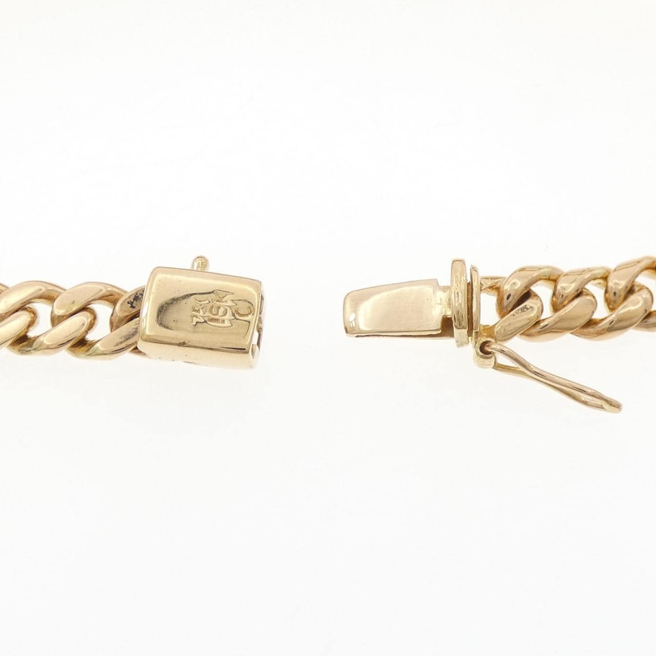 750YG/750PG ホース ダイヤモンド ブレスレット 0.56CT