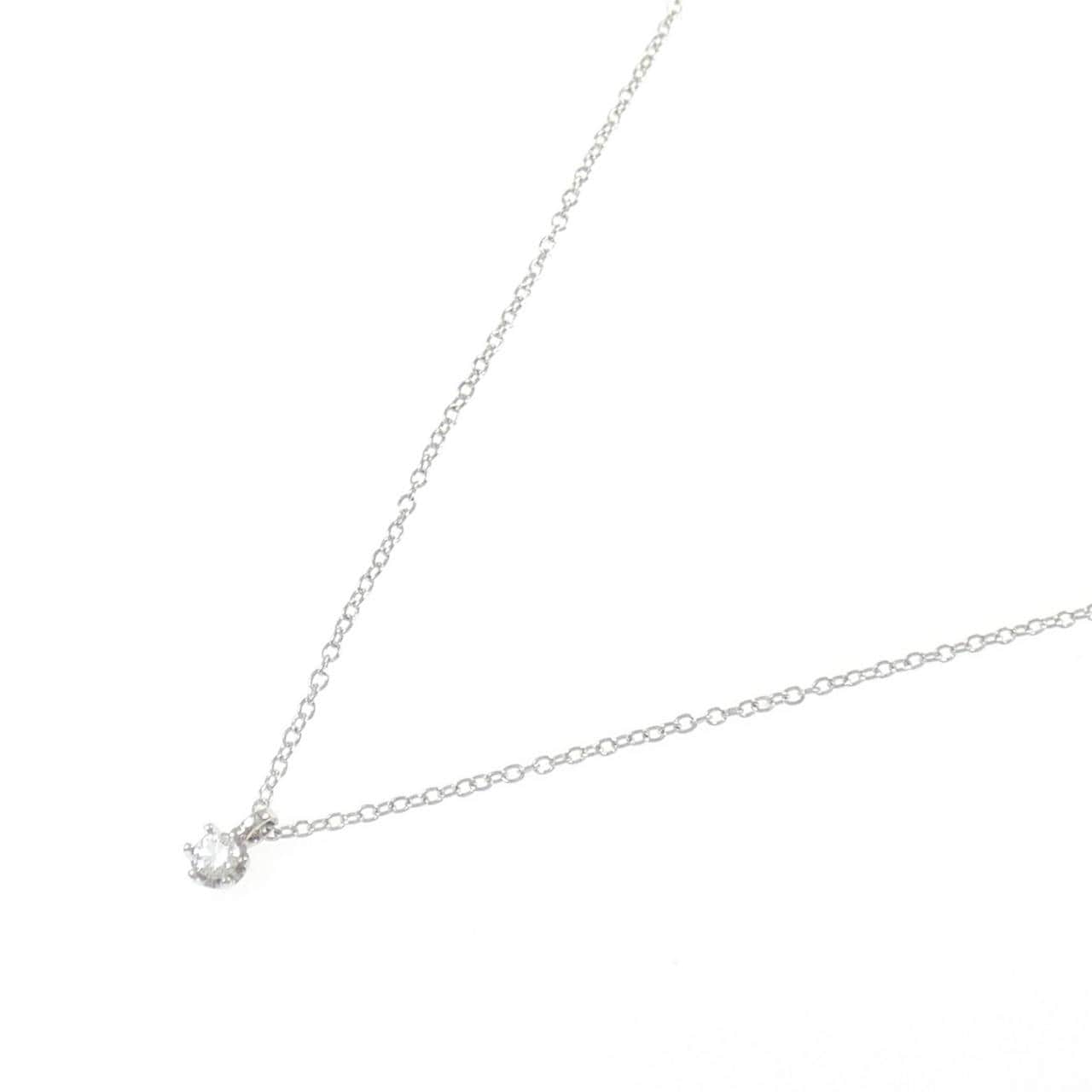 PT850 ソリティア ダイヤモンド ネックレス 0.05CT