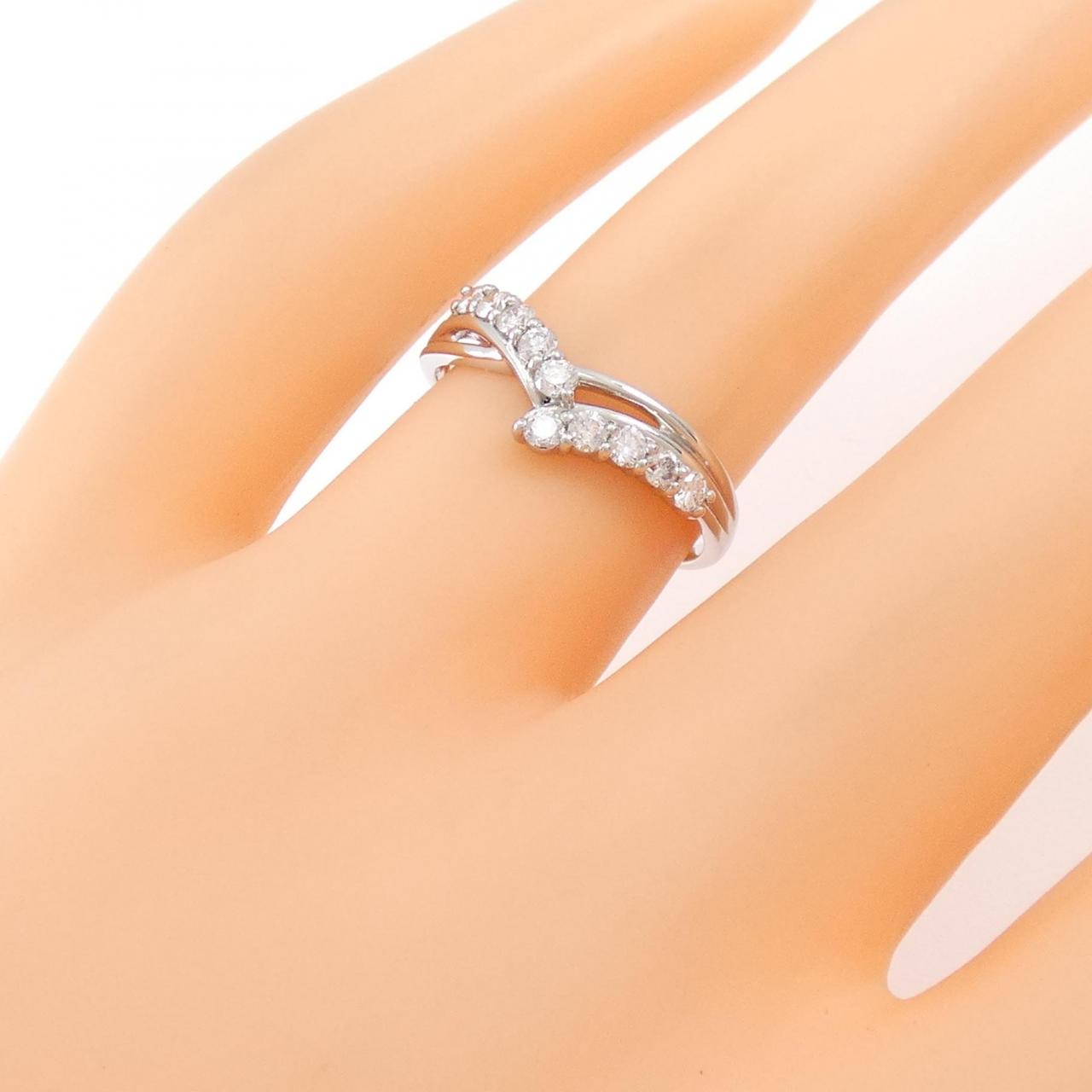 【リメイク】PT ダイヤモンド リング 0.25CT