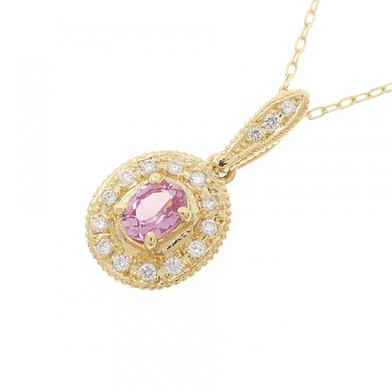 K18YG サファイヤ ネックレス 0.474CT