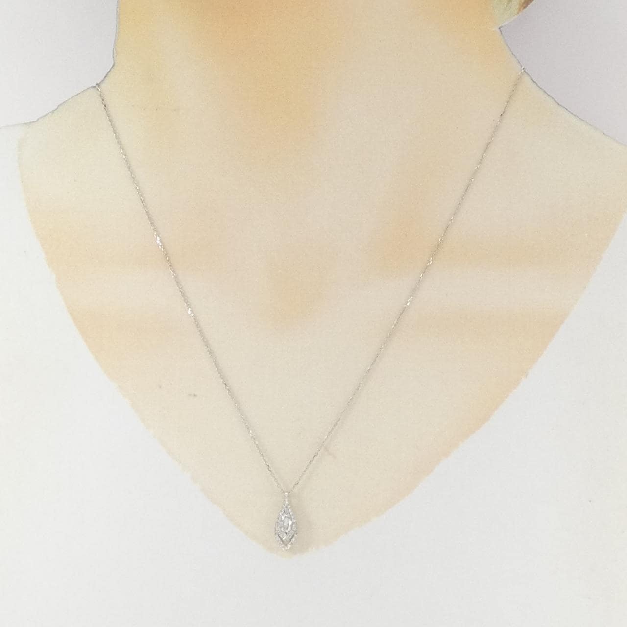 PT950/PT850 ダイヤモンド ネックレス 0.15CT