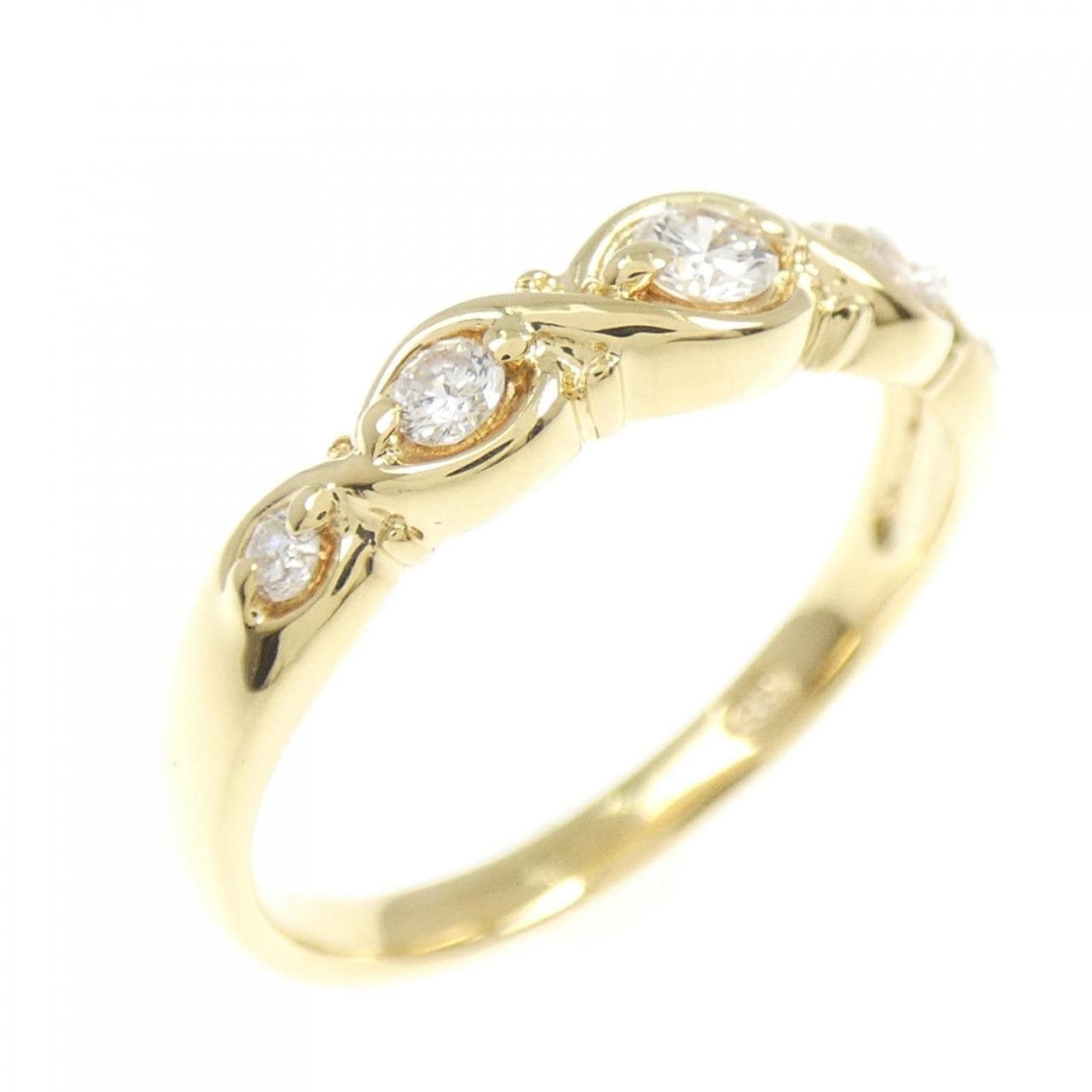 K18YG ダイヤモンド リング 0.18CT