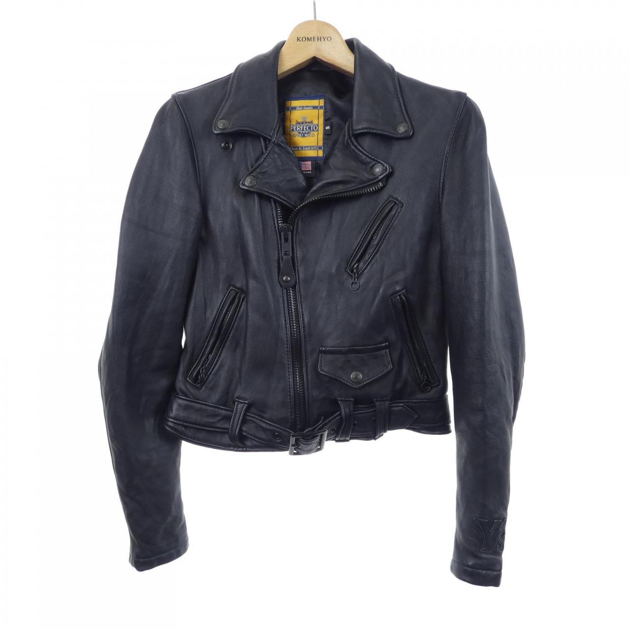 ワイズ Y's SCHOTT YD-Y92-705 レザーライダースジャケット