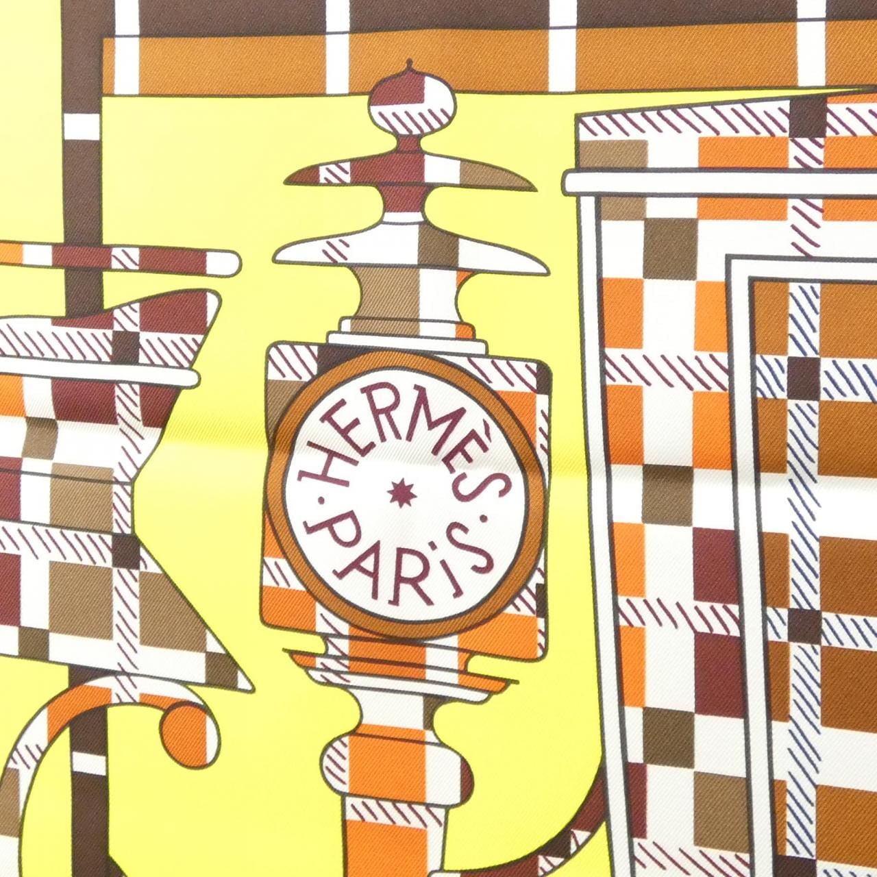 エルメス BALADE ECOSSAISE カレ H003754S スカーフ