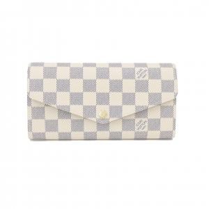 LOUIS VUITTON Damier Azur Portefeuille Sarah N63208 Wallet