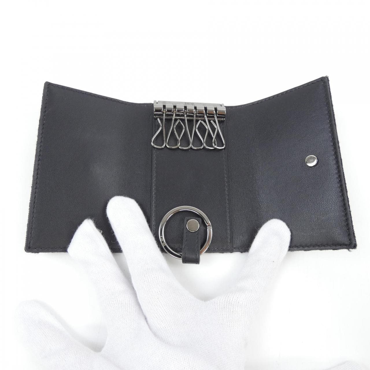 ディオール DIOR オブリーク　ジャガード 2ESKH281YSE KEY CASE