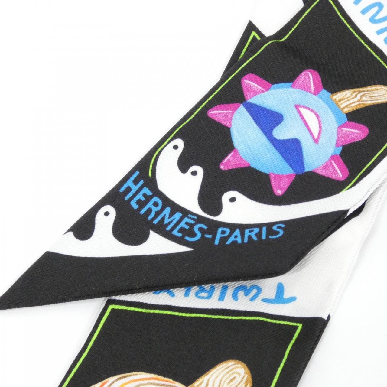 エルメス FUNNY ICE CREAM ツイリー 064109S スカーフ