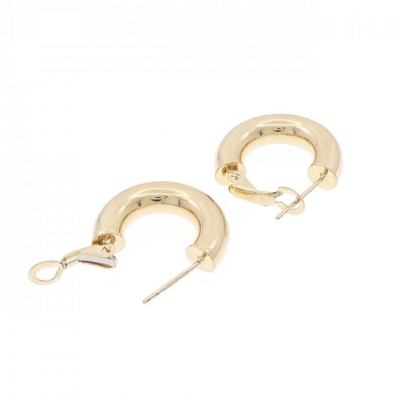 750YG earrings