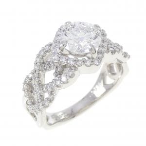 PT950 ダイヤモンド リング 1.00CT D IF 3EXT
