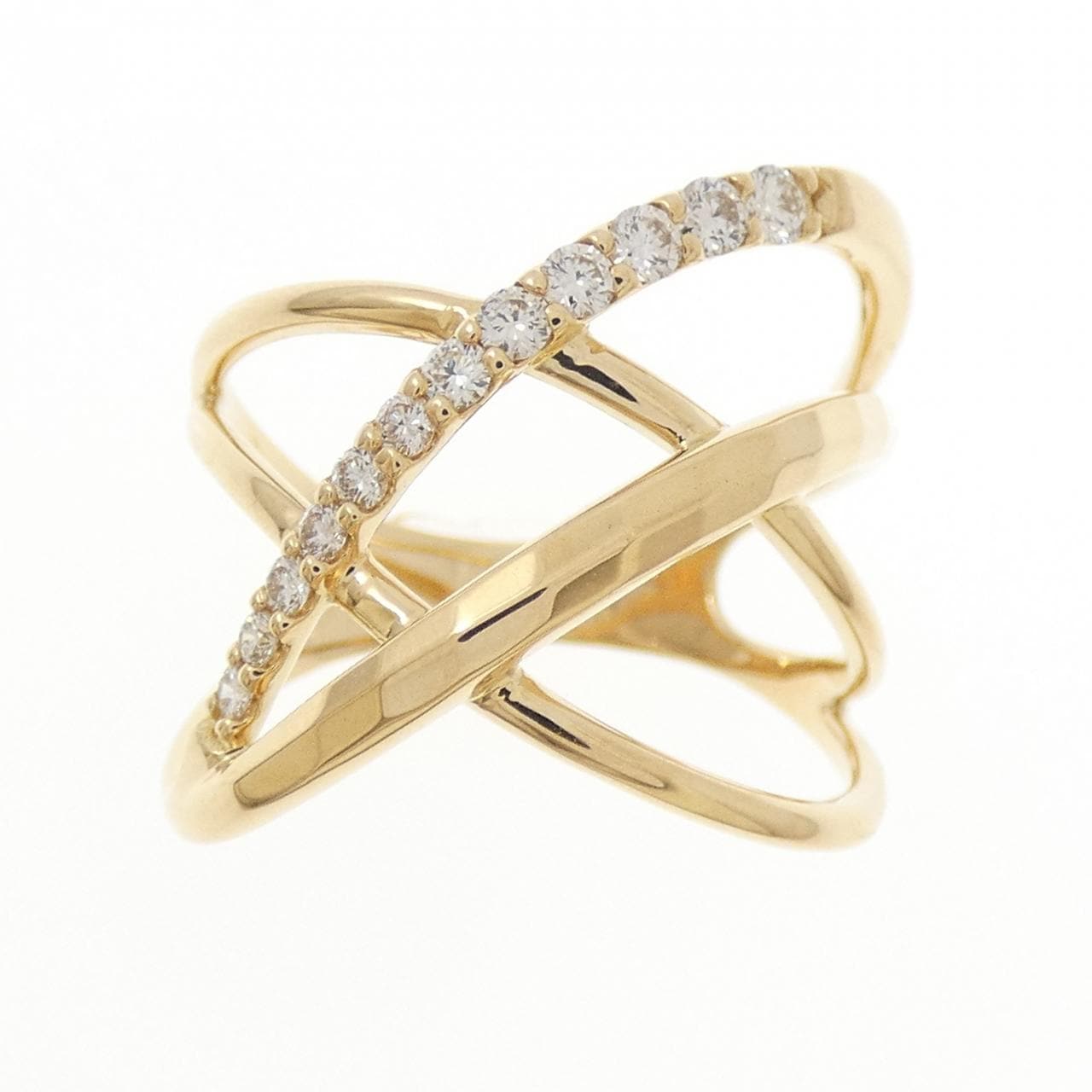 K18YG ダイヤモンド リング 0.25CT