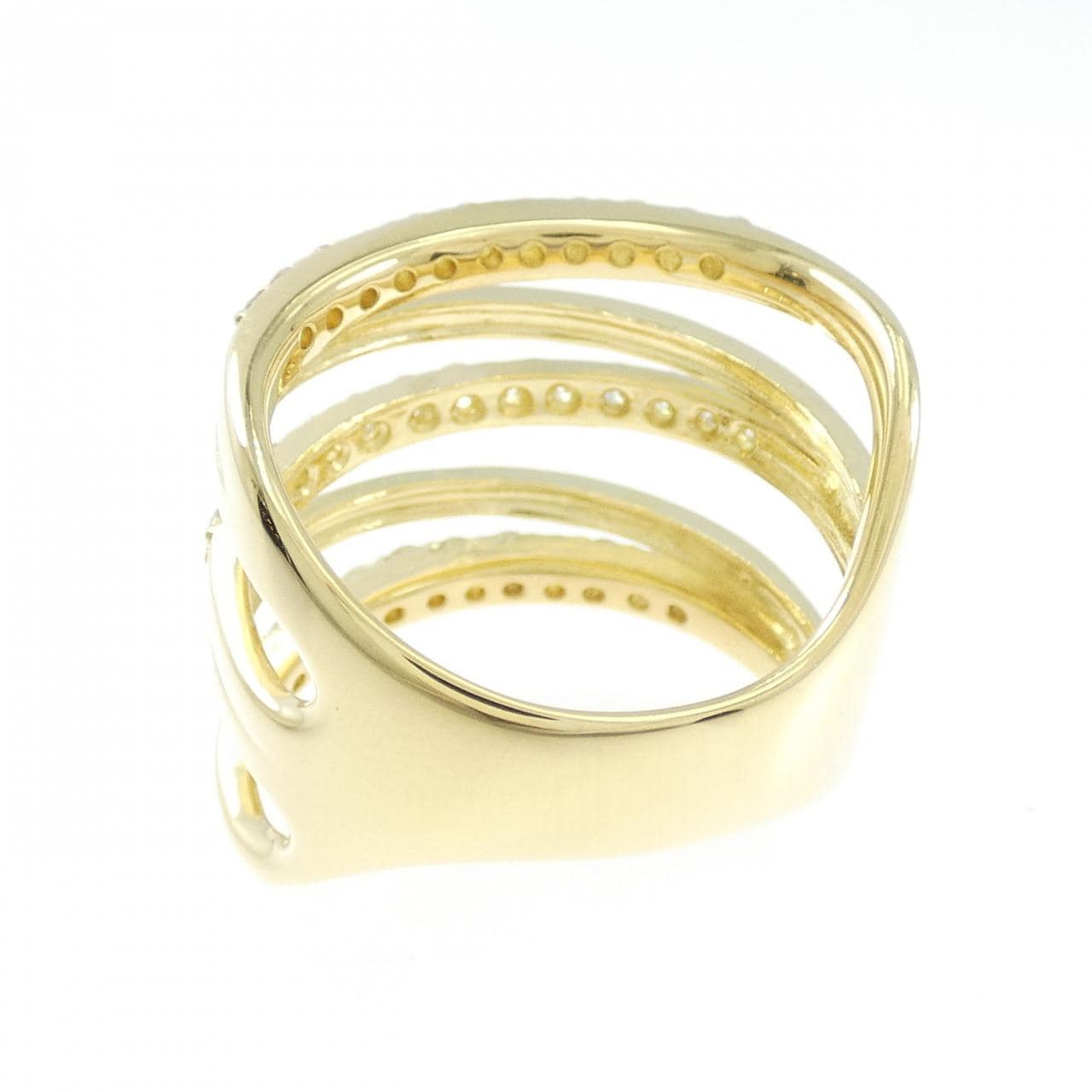 K18YG ダイヤモンド リング 1.00CT