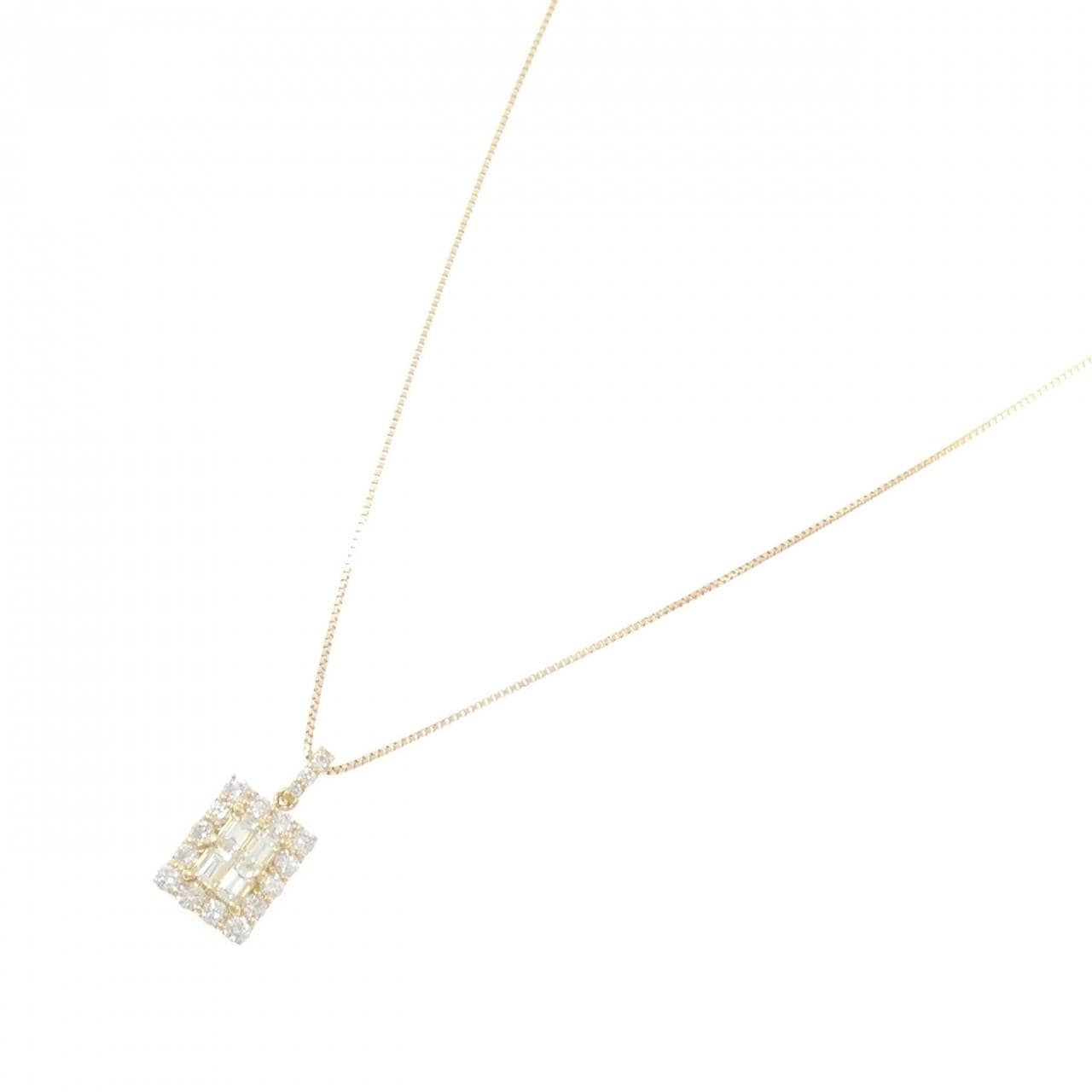【新品】K18YG ダイヤモンド ネックレス 0.50CT