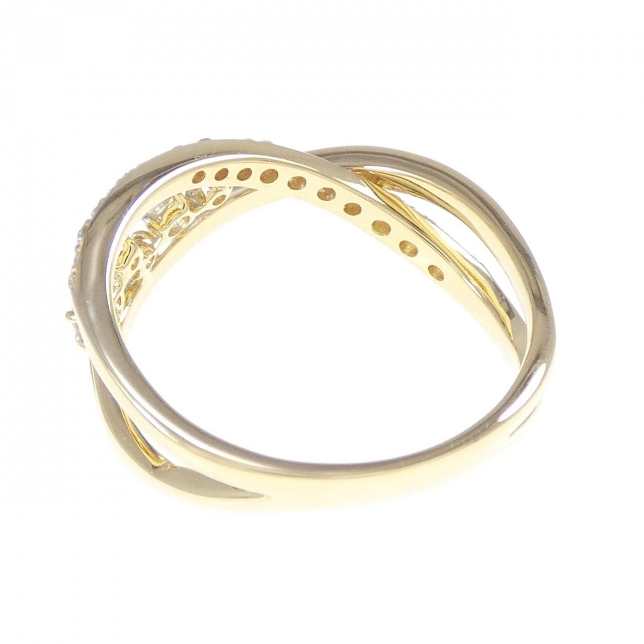 K18YG ダイヤモンド リング 0.45CT
