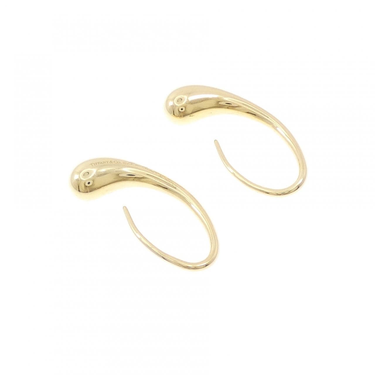 ティファニー ティアドロップ フープ ピアス