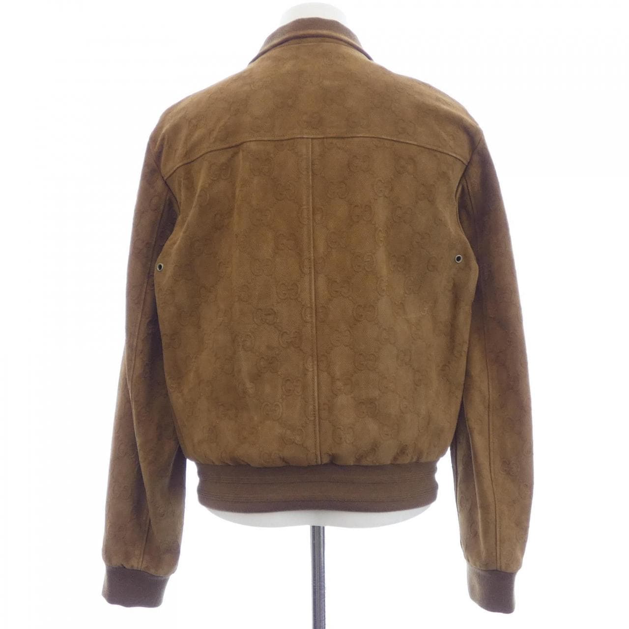 グッチ GUCCI GG付きパンチングレザーボンバージャケット 691063 XNAP0 レザージャケット