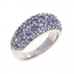 K9WG パヴェ タンザナイト リング 2.00CT