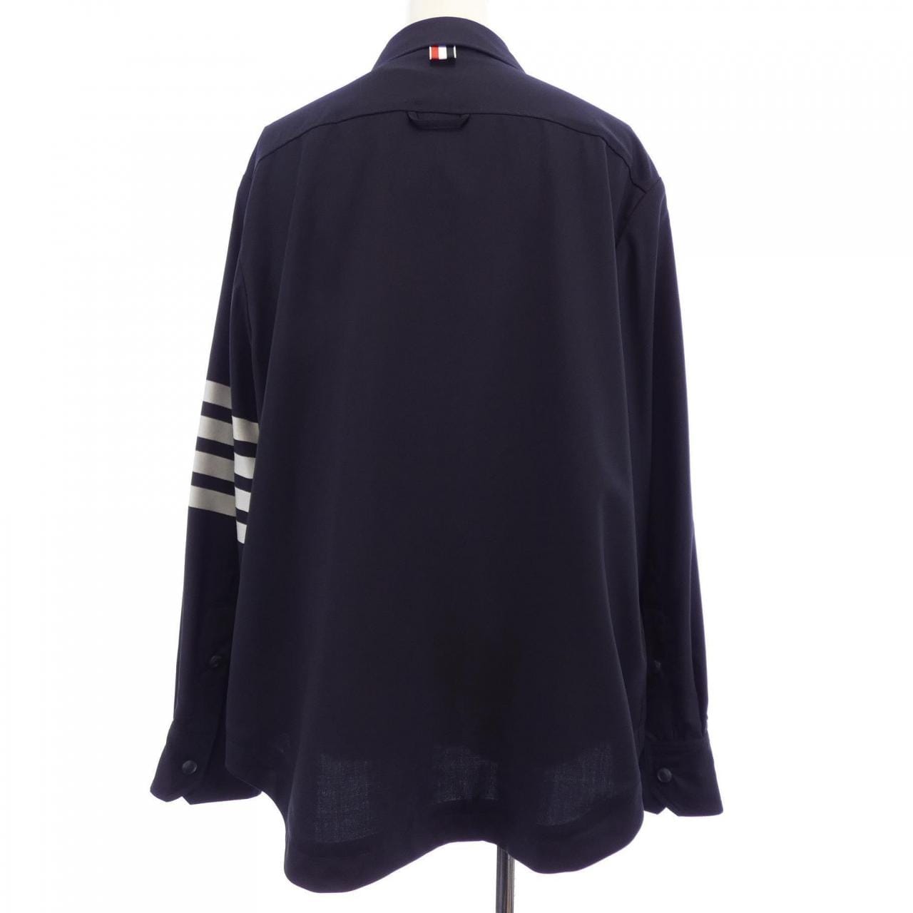 トムブラウン THOM BROWNE 平織り 4-BAR シャツ ジャケット MJO055A ジャケット