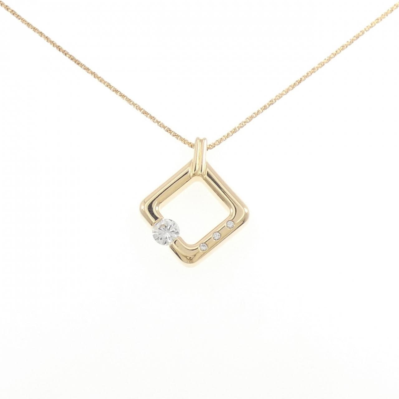 K18YG ダイヤモンド ネックレス 0.511CT