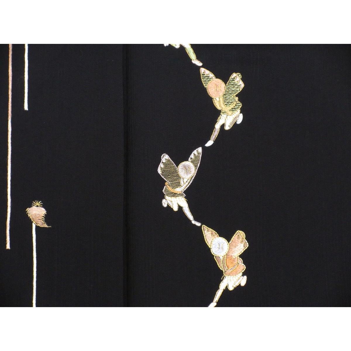 訪問着　刺繍加工