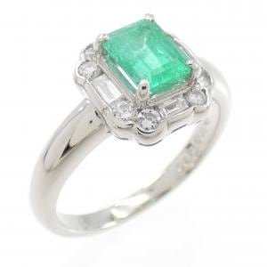 PT900 エメラルド リング 0.75CT