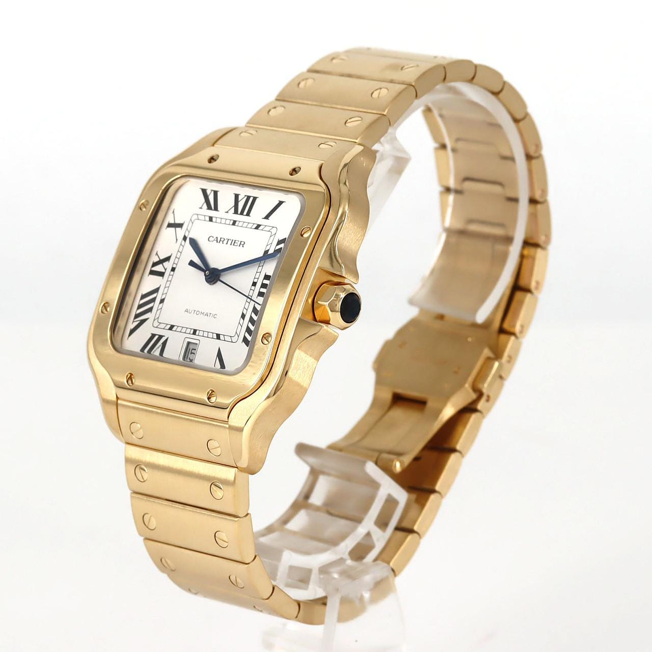 カルティエ サントスドゥカルティエLM YG WGSA0029 YG 自動巻