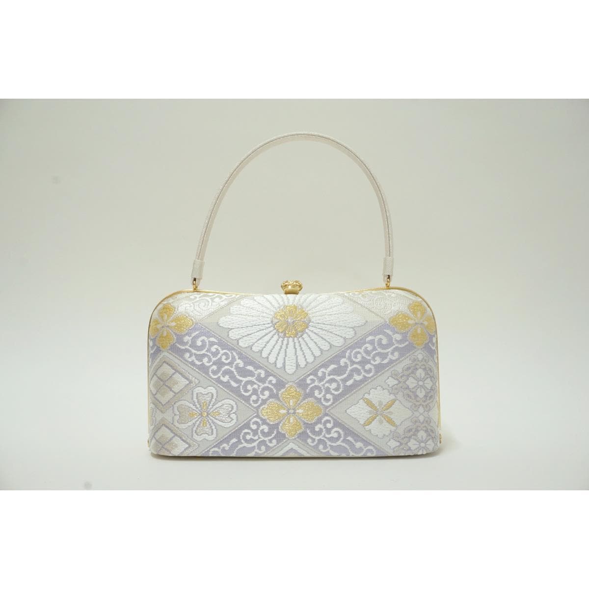 【新品】草履バッグセット　白梅　Ｌサイズ