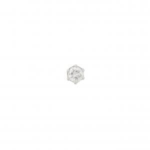 PT900 ソリティア ダイヤモンド ピアス 0.20CT 片耳