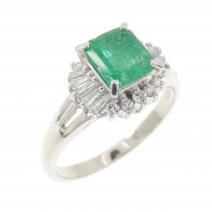 PT900 エメラルド リング 1.08CT
