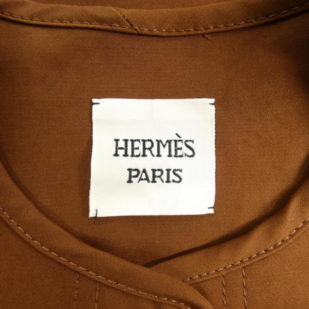 エルメス HERMES JACKET WITH EQUESTRIAN DETAILS 5E0163DQ ノーカラージャケット