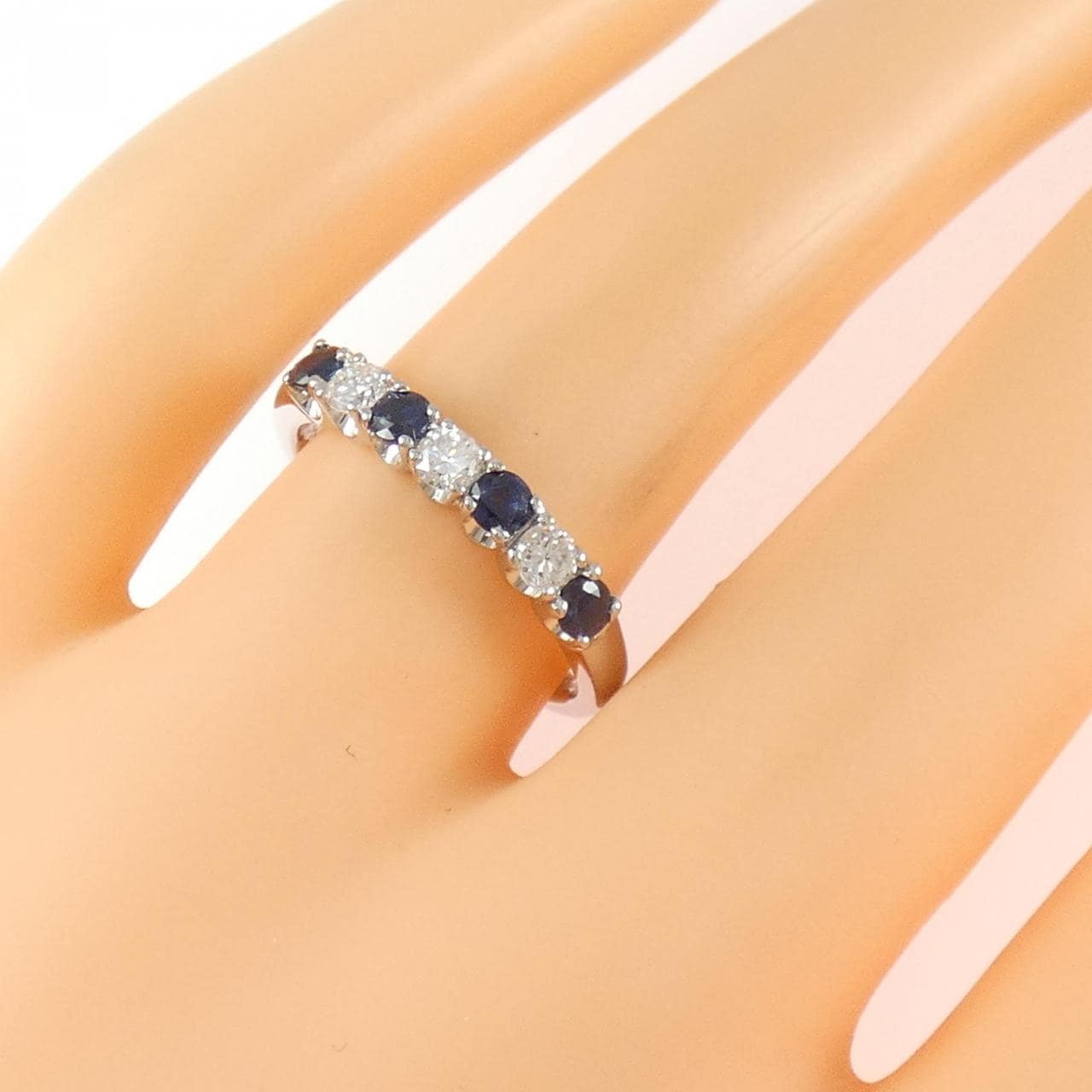 PT900 サファイヤ リング 0.44CT