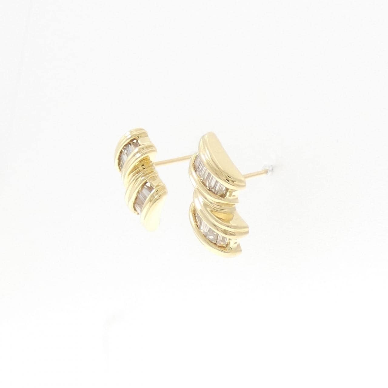 K18YG ダイヤモンド ピアス 0.50CT