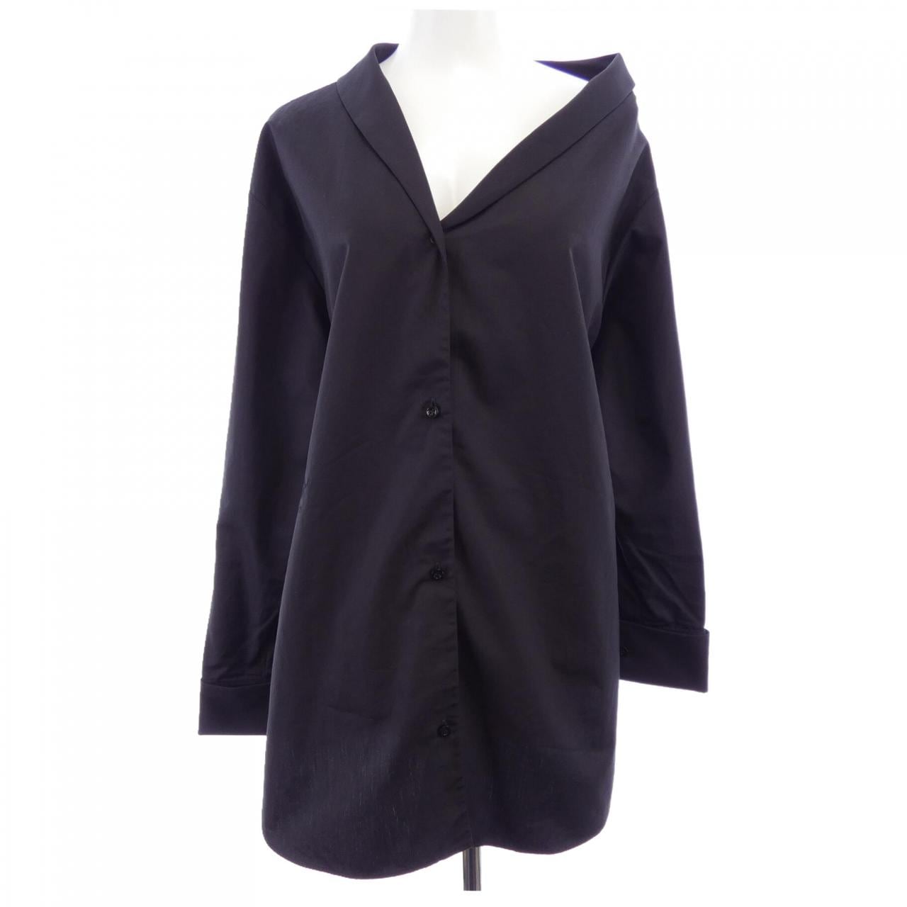 クリスチャンディオール CHRISTIAN DIOR アシンメトリーシャツ コットンポプリン 421B75A3356 シャツ