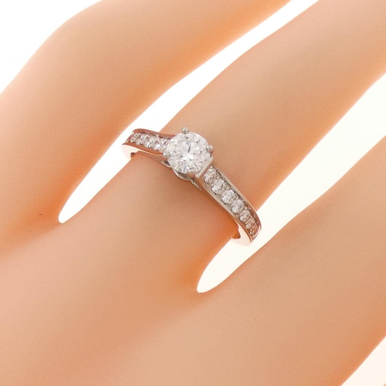 カルティエ 1895 ソリテール リング 0.33CT F IF EXT