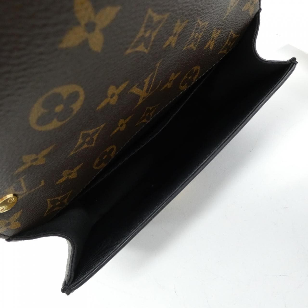 LOUIS VUITTON Monogram Vernis Miroir Cherry Wood BB M51953 Shoulder Bag