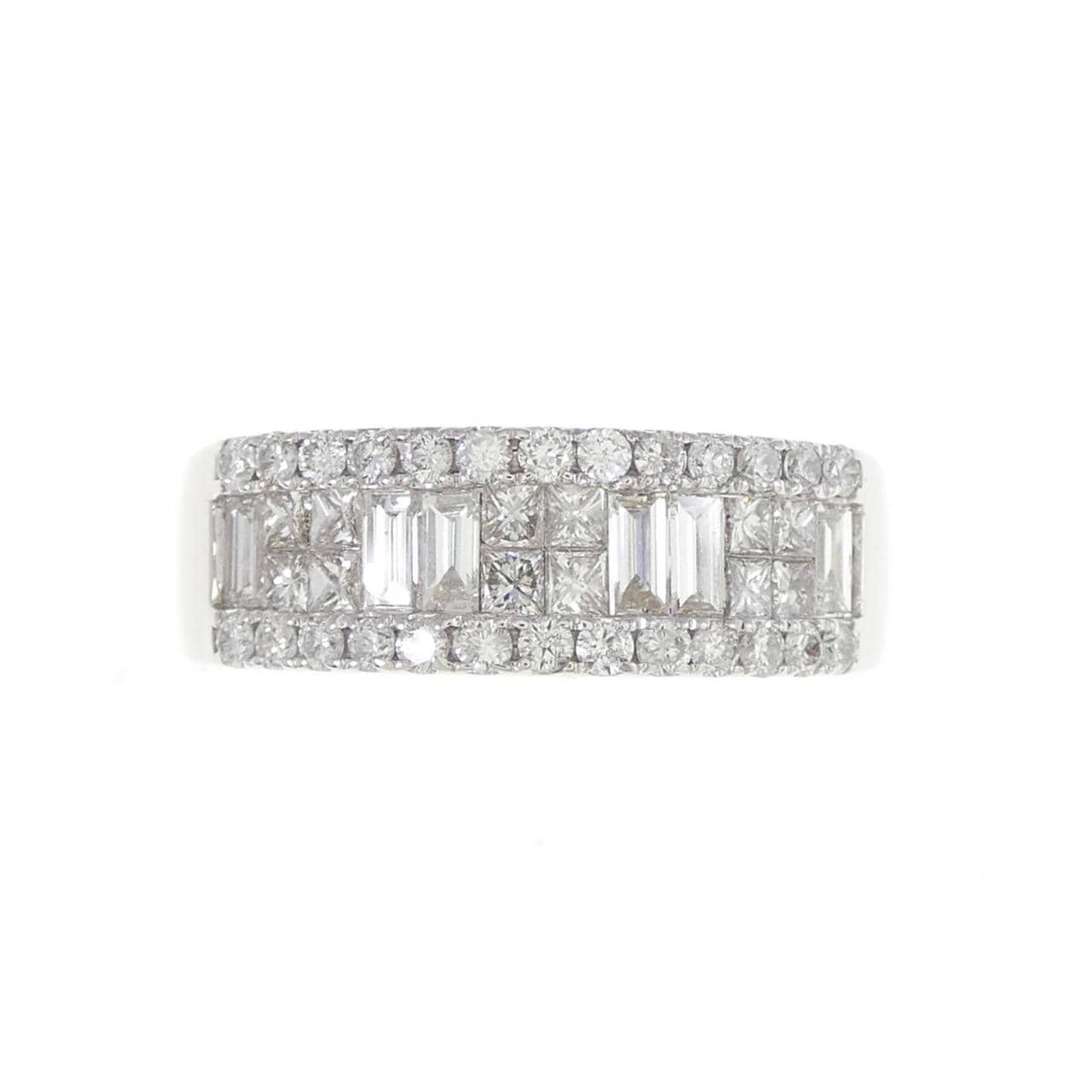 K18WG ダイヤモンド リング 1.05CT
