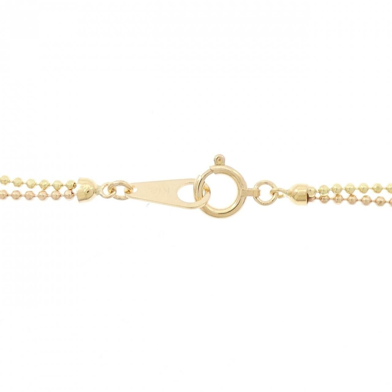 K18YG/K18PG necklace