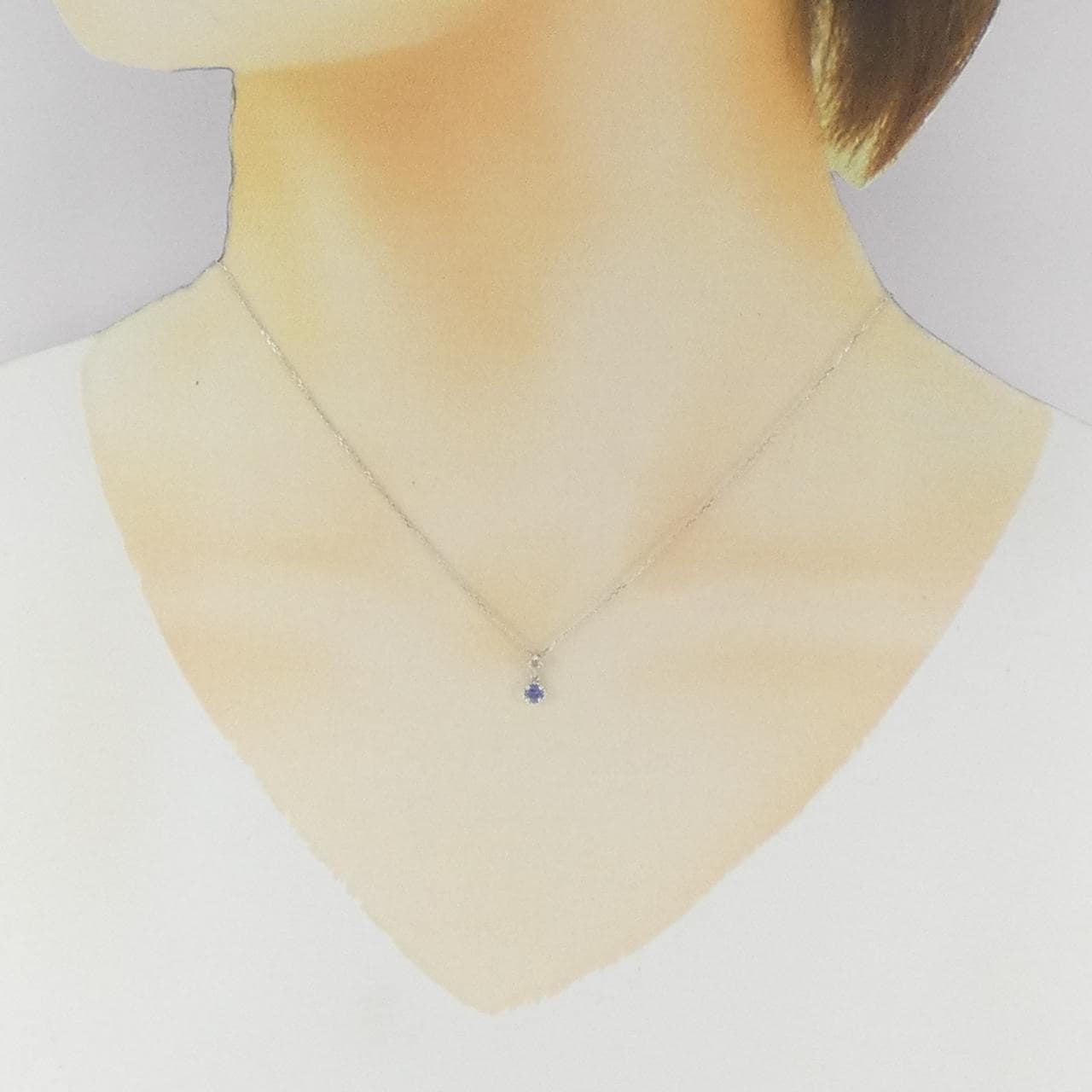 K10WG タンザナイト ネックレス