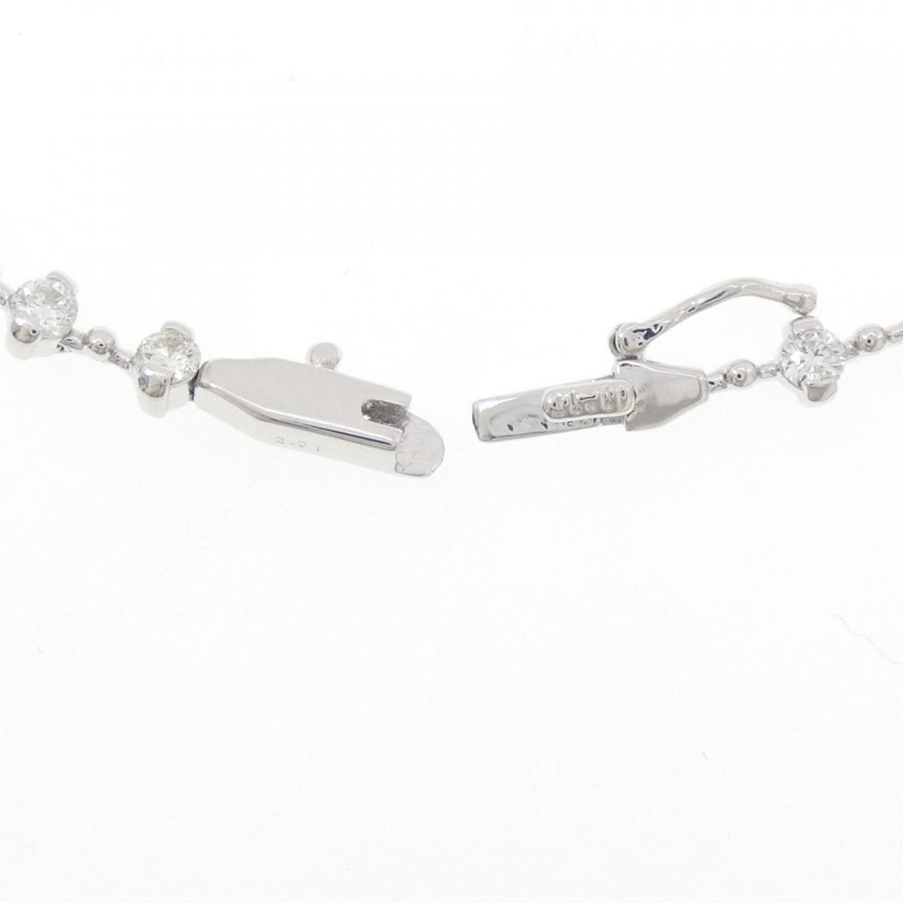 K18WG ダイヤモンド ブレスレット 2.01CT