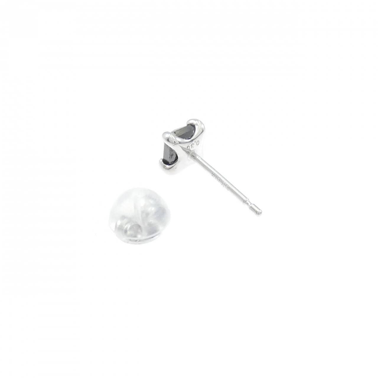 K18WG ダイヤモンド ピアス 0.30CT 片耳