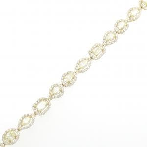 【新品】K18YG ダイヤモンド ブレスレット 5.50CT