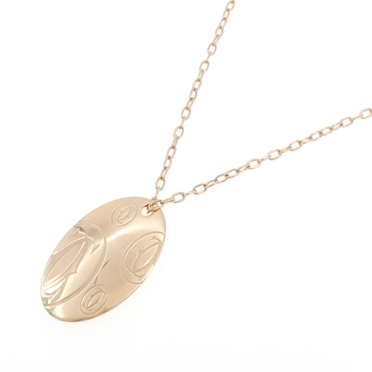 Cartier 2C Motif吊墜 LM 項鍊