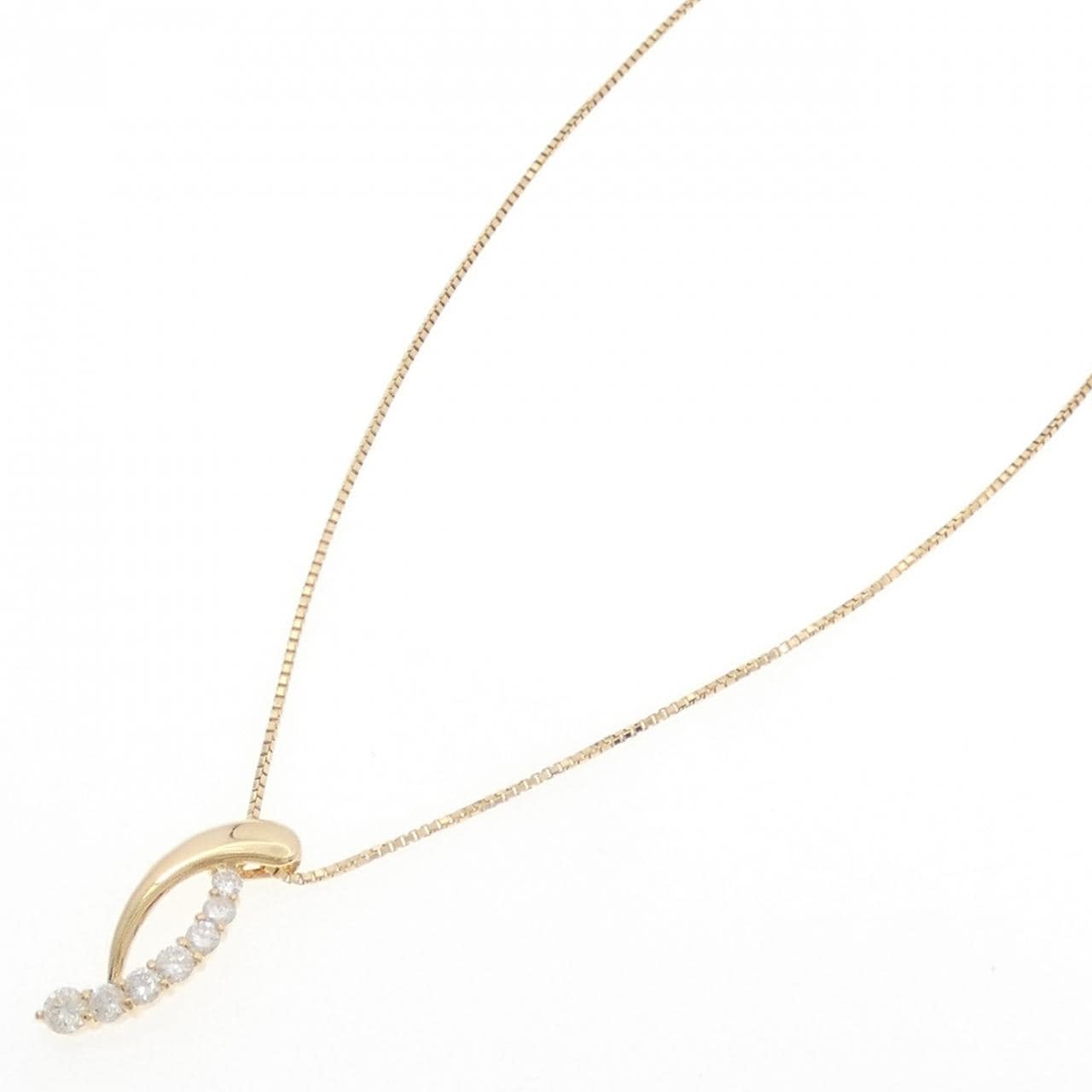 K18YG ダイヤモンド ネックレス 0.50CT