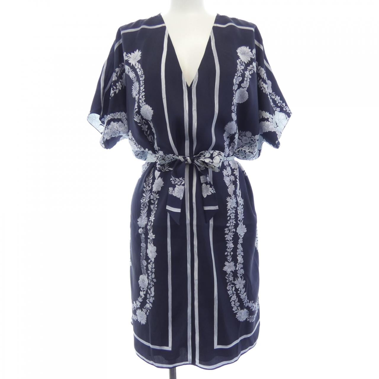 エルメス HERMES BRIDE DE GALA EN FLEURS 5E0645DQ ツイルレーヌ ワンピース