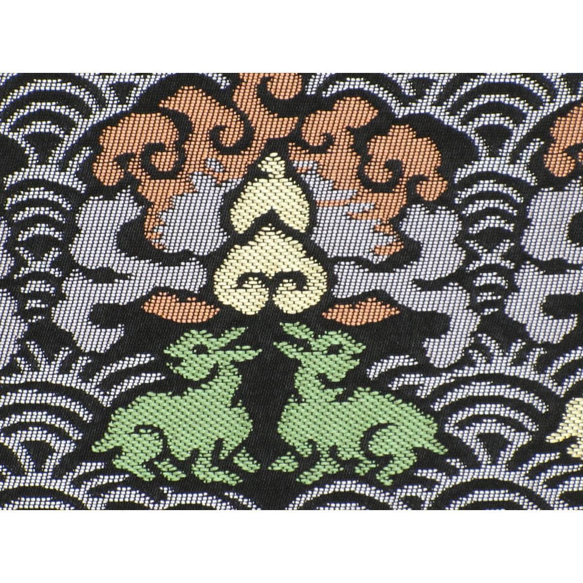 【新品】袋帯【たつむら】波に兎　長尺